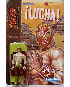 在庫処分特価 SUPER 7 REACTION FIGURES 3.75インチアクションフィギュア THE LEGENDS OF LUCHA LIBRE SOLAR